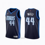 Maglia Dallas Mavericks Nicolo Melli #44 Earned 2020-21 Blu